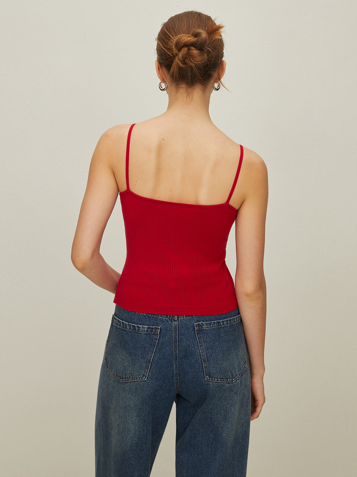 Knotted Split Sweater Vest