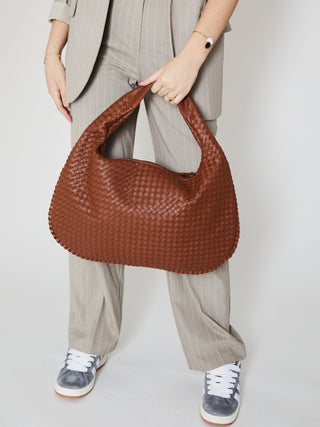 Sac en cuir quotidien - Chameau