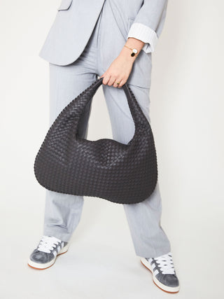 Everyday Leather Bag - Dark Grey