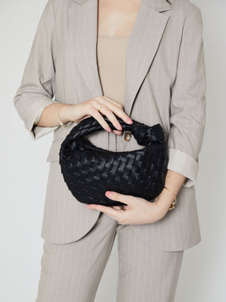 Mini sac en cuir pour tous les jours - Noir