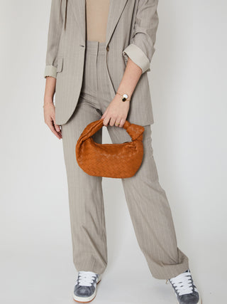 Mini sac en cuir pour tous les jours - Camel