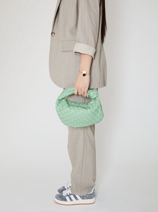 Mini sac en cuir pour tous les jours - Vert menthe