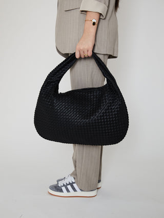 Sac en cuir quotidien - Noir