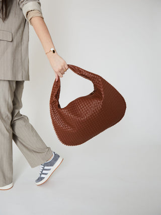 Sac en cuir quotidien - Chameau