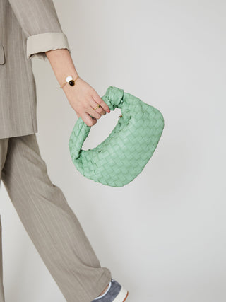 Mini sac en cuir pour tous les jours - Vert menthe