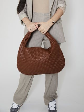 Sac en cuir quotidien - Chameau