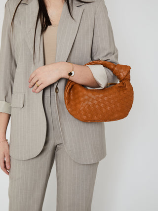 Mini sac en cuir pour tous les jours - Camel