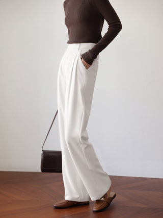 Pantalon large en ivoire Fantasy