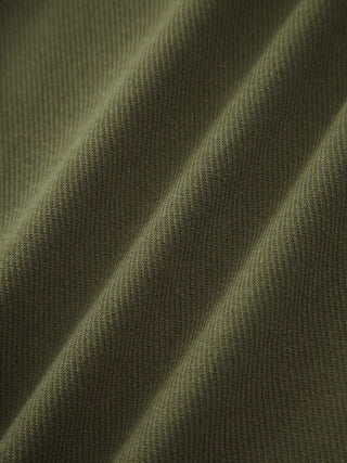 Pantalon large olive vert à cordon de serrage