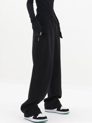 Baggy Solid Wide Leg Pants