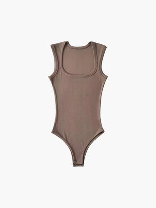 Bodysuits à encolure carrée solide