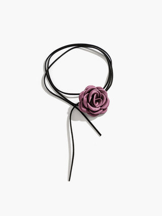 Collier ras du cou à rosette Bud