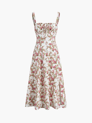 Robe midi florale Rosebud