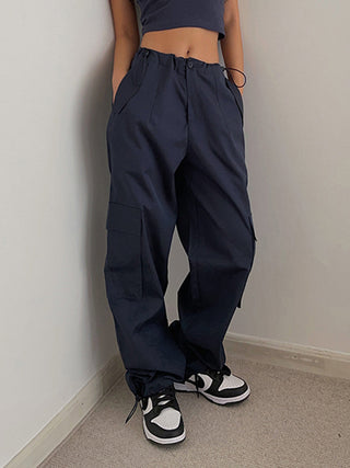 Boho Cargo Parachute Pants