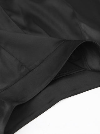 Pantalons larges en satin surdimensionnés