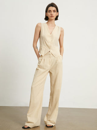 Effortless Linen Pants Set