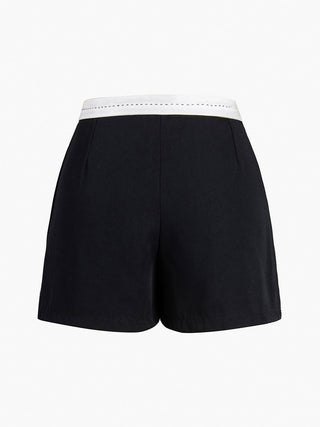 Shorts à taille réversible