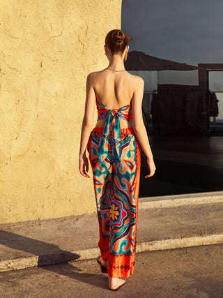 Flaming Passions Wide Leg Pants