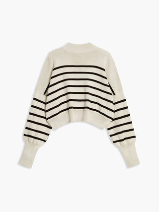 Warm Embrace Stripe Pullover Sweater