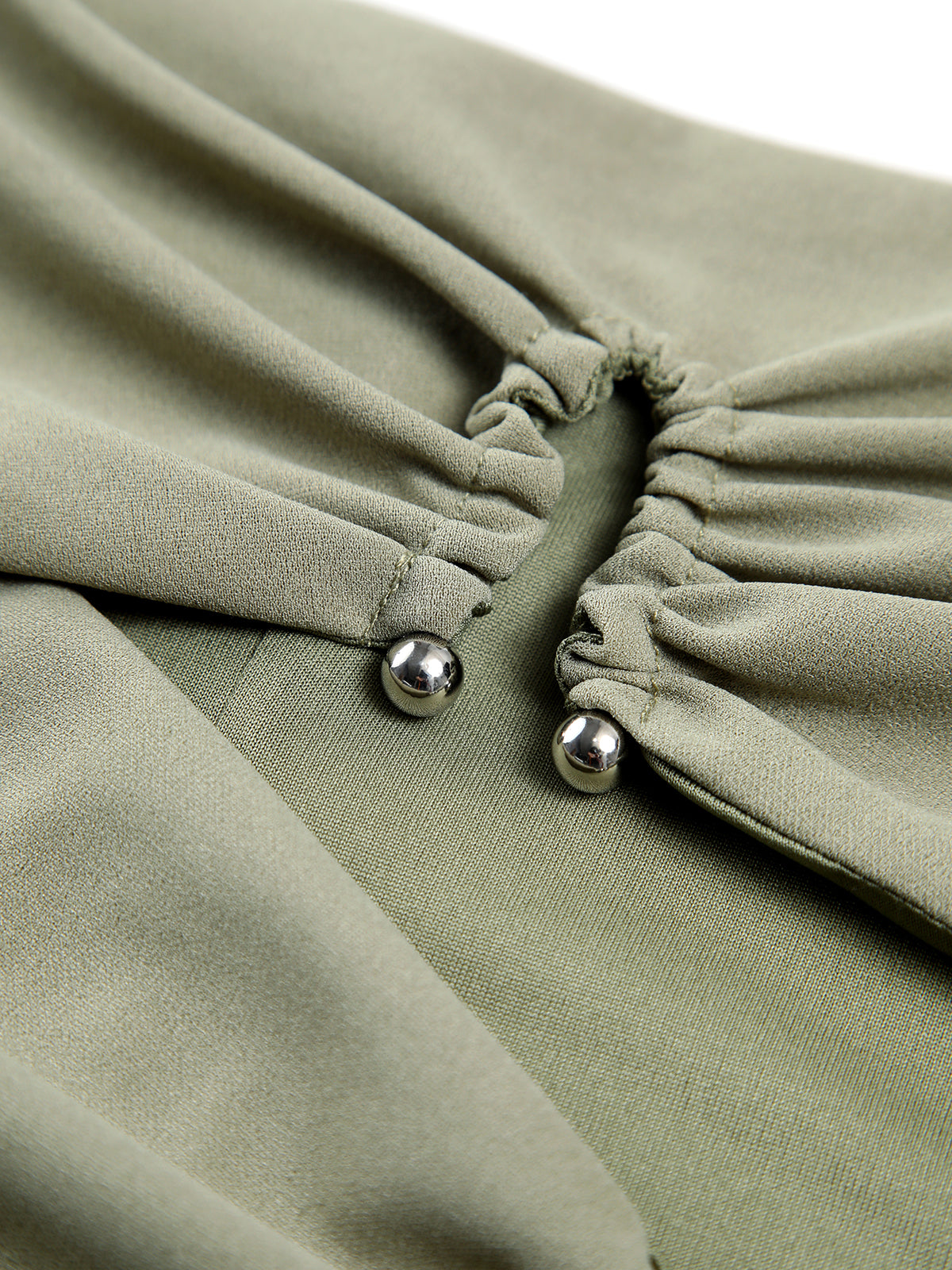 Haut tube zippé avec découpe en U