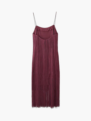 Florence Fringed Open Back Short Dress