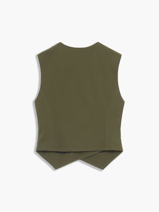 Made For You Asymmetric Buttoned Vest