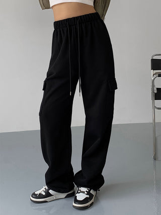 Poches cargo pour sweatpants en déplacement