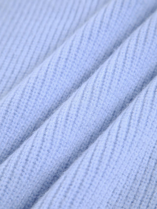 Pull à col rond bleu bébé