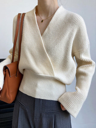 She's Effortless Wrap Sweater