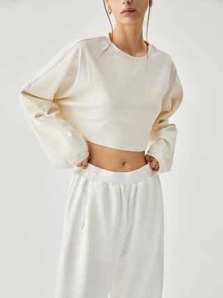 Living Easy Crop Sweatshirt