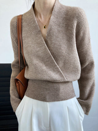 She's Effortless Wrap Sweater