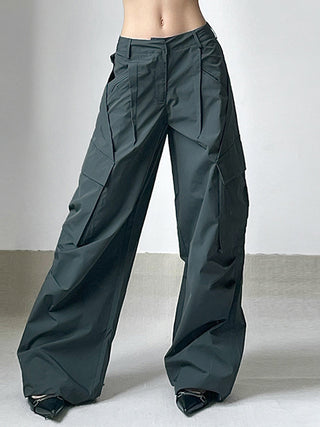 Solo Ovesized Cargo Parachute Pants