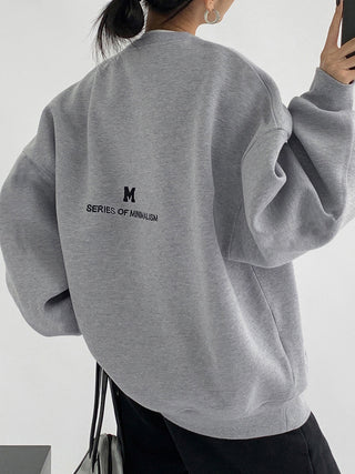 Sweatshirt oversize minimaliste