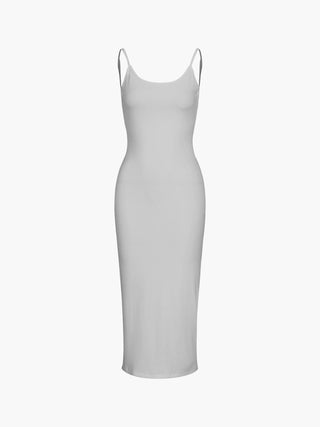 Classic Open Back Midi Dress