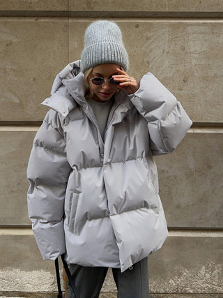 Manteau matelassé oversize en duvet