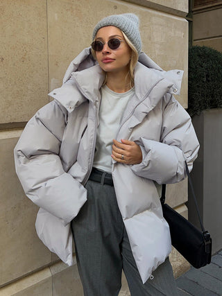 Manteau matelassé oversize en duvet