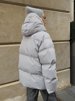 Manteau matelassé oversize en duvet