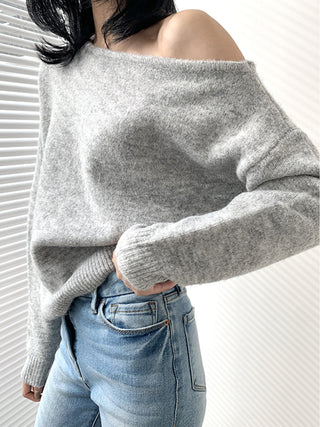 Un épaule asymétrique pull