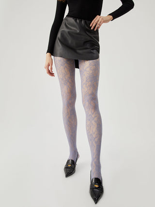 Floral Lace Tights