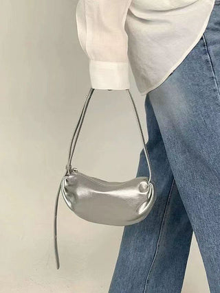 Sac à bandoulière en forme de demi-lune