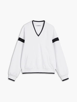 Sweatshirt oversize à bordure contrastante