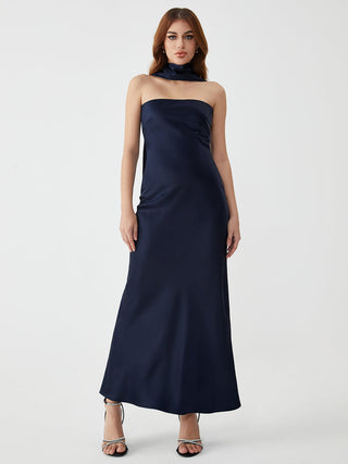 Plain Sleeveless Casual Long Dress