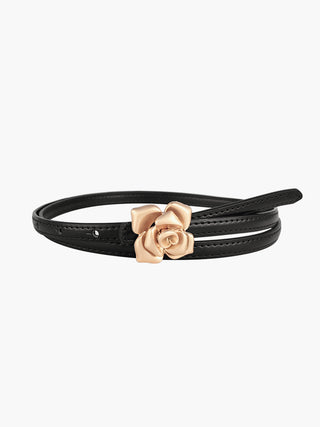 Ceinture Gold Buckle Rose