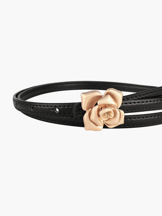 Ceinture Gold Buckle Rose