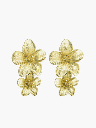 Boucles d'oreilles en forme de fleur à la mode