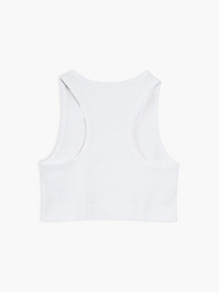 Cotton Blends Cropped Tank Top