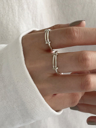 Bague ajustable minimaliste