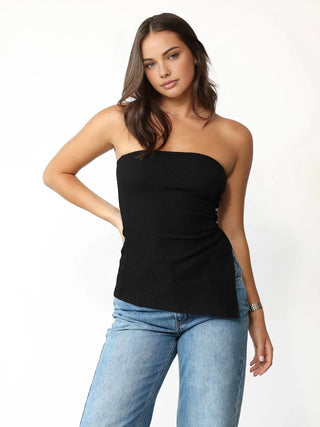 Solid Asymmetrical Hem Corset