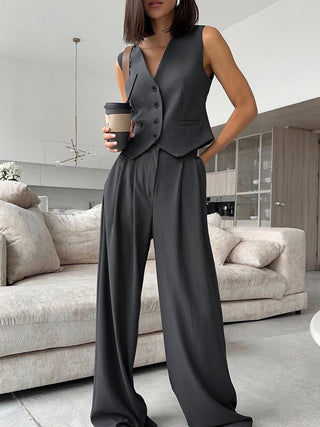 Minimalism Tailored Solid Waistcoat