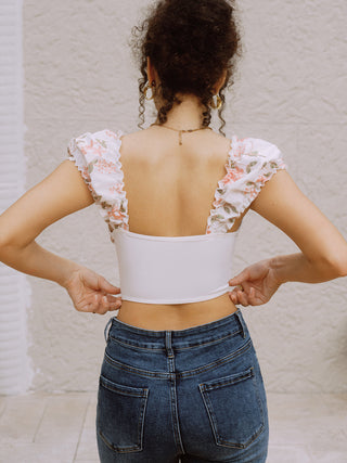 Floral Embroidery Blouse